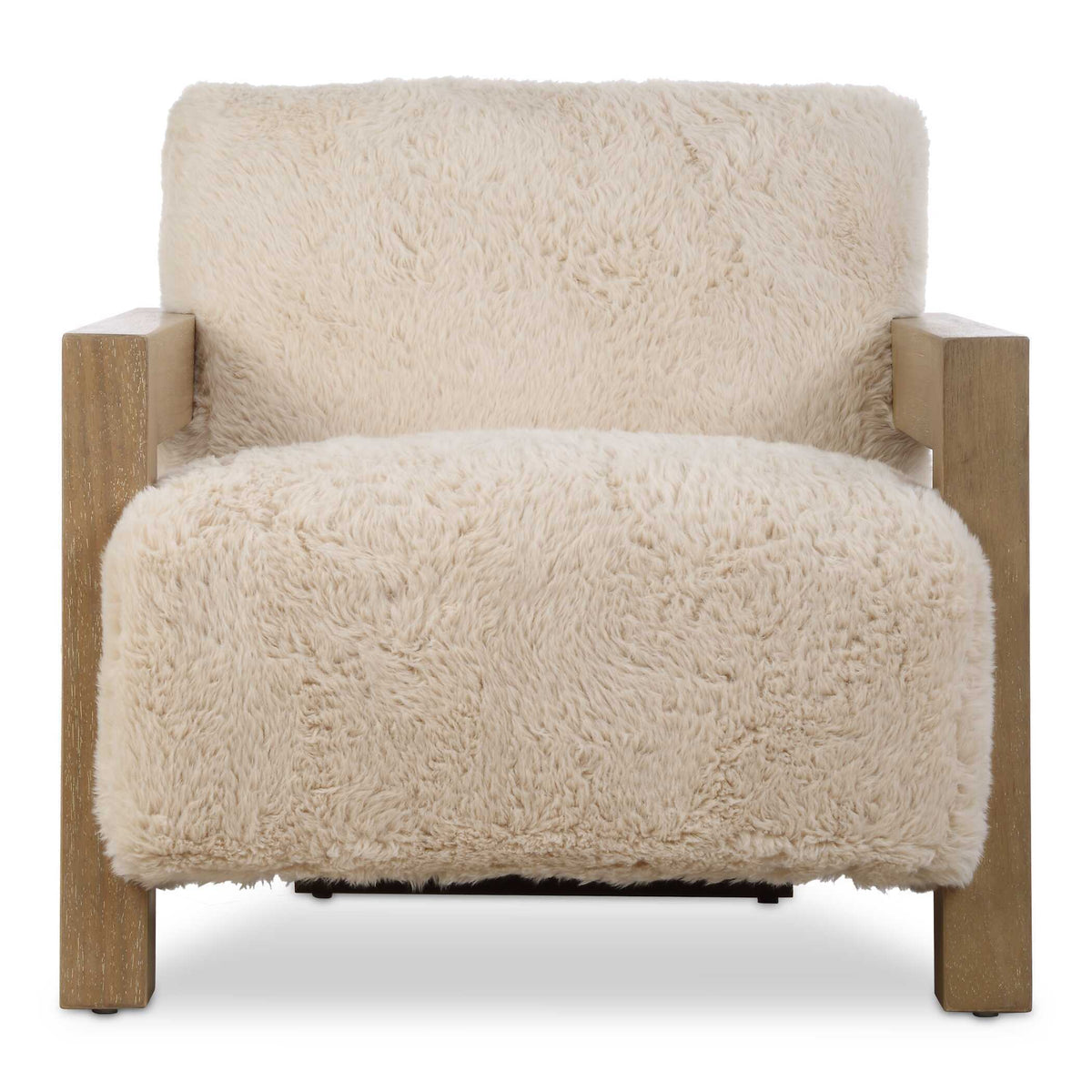 Jackson Sheepskin Accent Chair - Light Brown by Uttermost - View 1