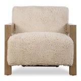 Jackson Sheepskin Accent Chair - Light Brown by Uttermost - View 1