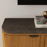 Eclipse Entertainment Base - Dark Gray / Light Brown | Flexsteel