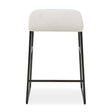 Arcane Counter Stool Ecru - Black / White by Uttermost - View 1