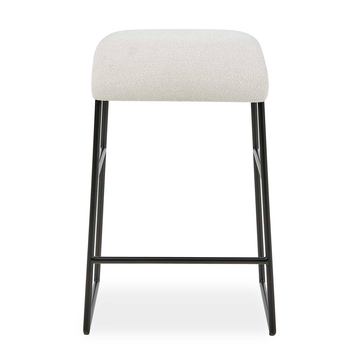 Arcane Counter Stool Ecru - Black / White by Uttermost - View 1
