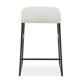 Arcane Counter Stool Ecru - Black / White by Uttermost - View 1