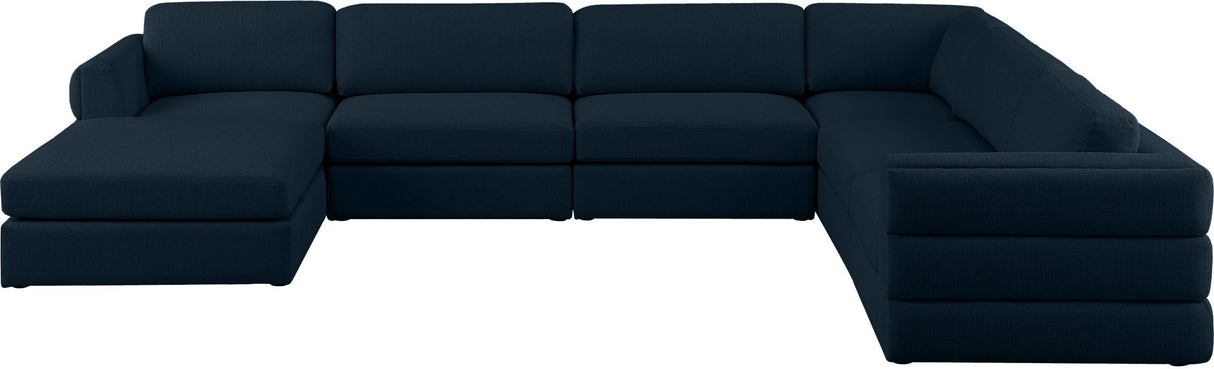 Beckham - Modular Sectional 7 Piece - Navy | Home Elegance USA