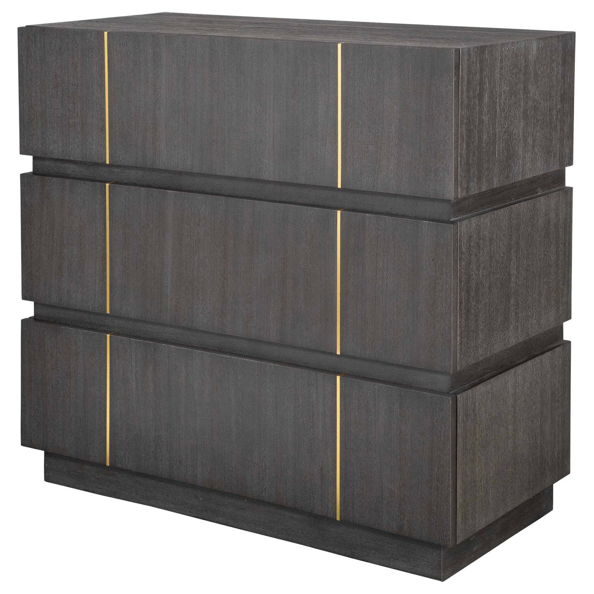Between The Lines Accent Chest - Black by Uttermost - View 4