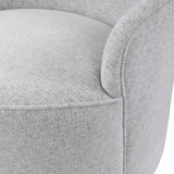 Hobart Casual Swivel Chair - Light Gray by Uttermost - View 8