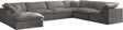 Cozy - Modular Sectional Cloud 7 Piece - Grey