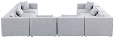 Cube - Modular Sectional - Gray - 630Grey - Sec8A - Home Elegance USA - 3