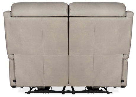 Rhea Zero Gravity Power Recline Loveseat With Power Headrest - Light Gray by Hooker Furniture - View 2