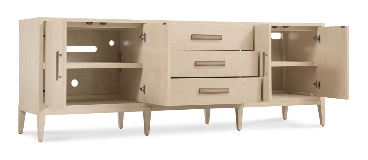 Westwood Credenza Polished Limestone - Beige by Hooker Furniture - View 4