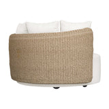 Sunset Outdoor Round Swivel Day Bed - White by Uttermost - View 6