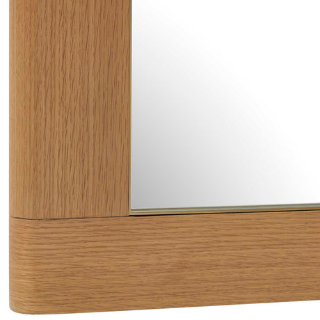 Bishop Gunstock Oak Mirror Woodtone - Light Brown by Uttermost - View 6
