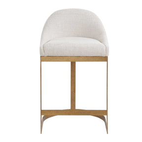 Ira Counter Stool Gold / Ivory - Gold / White by Uttermost - View 1