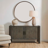 Drury 2 Door Cabinet - Dark Gray by Uttermost - View 2