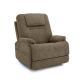Zecliner Model 2+ Power Lift Sleep Recliner With Power Headrest, Lumbar, Heat & Massage - Toast | Flexsteel