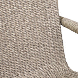 Sumba Wicker Outdoor Lounge Chair - Gray by Uttermost - View 12