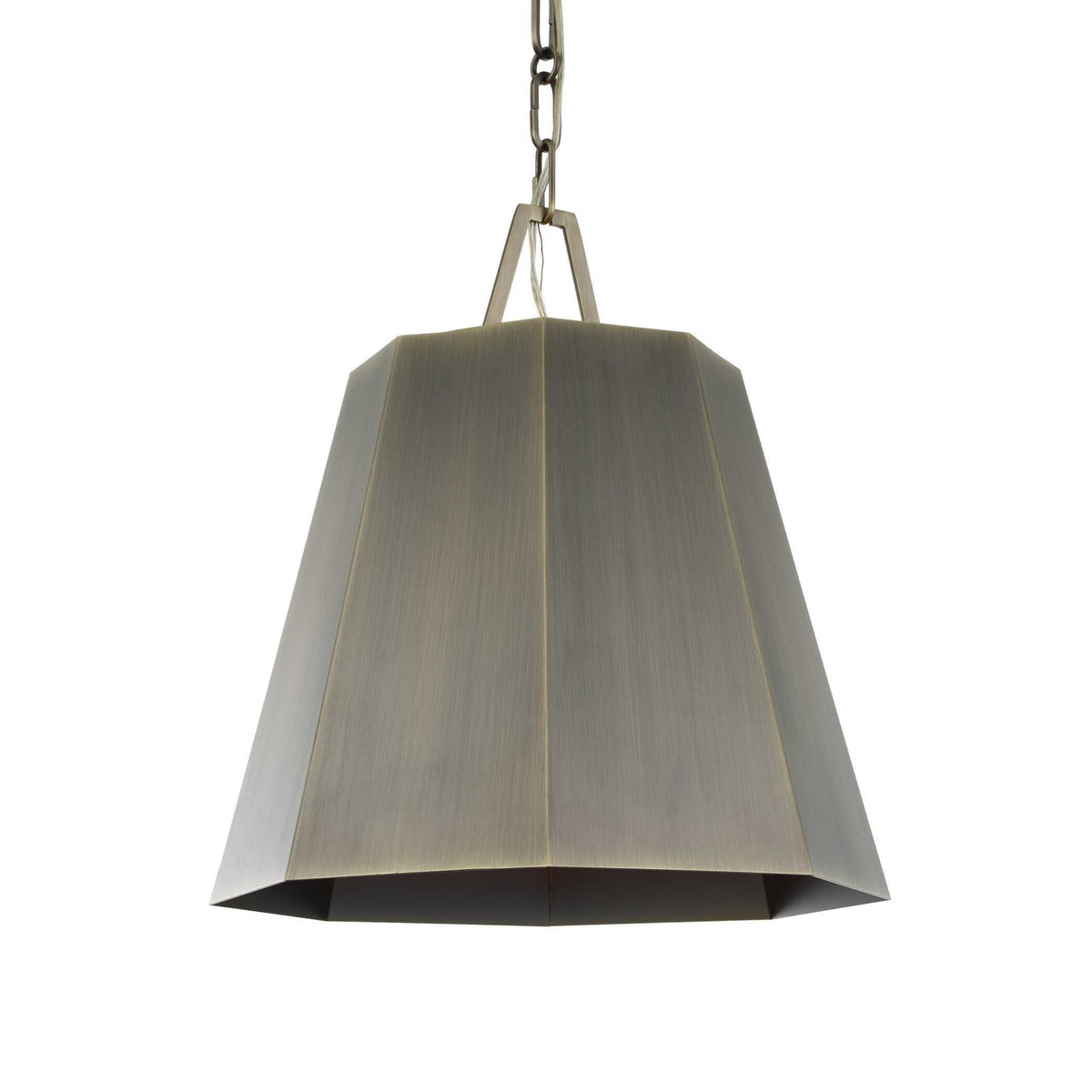 Granada 1 Light Hexagon Pendant - Dark Gray by Uttermost - View 3