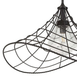 Whirlwind 1 Light Indoor-Outdoor Pendant Dark Bronze - Black by Uttermost - View 7