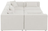 Cube - Modular Sectional 6 Piece - Cream - Modern & Contemporary - 630Cream - Sec6C - Home Elegance USA - 2