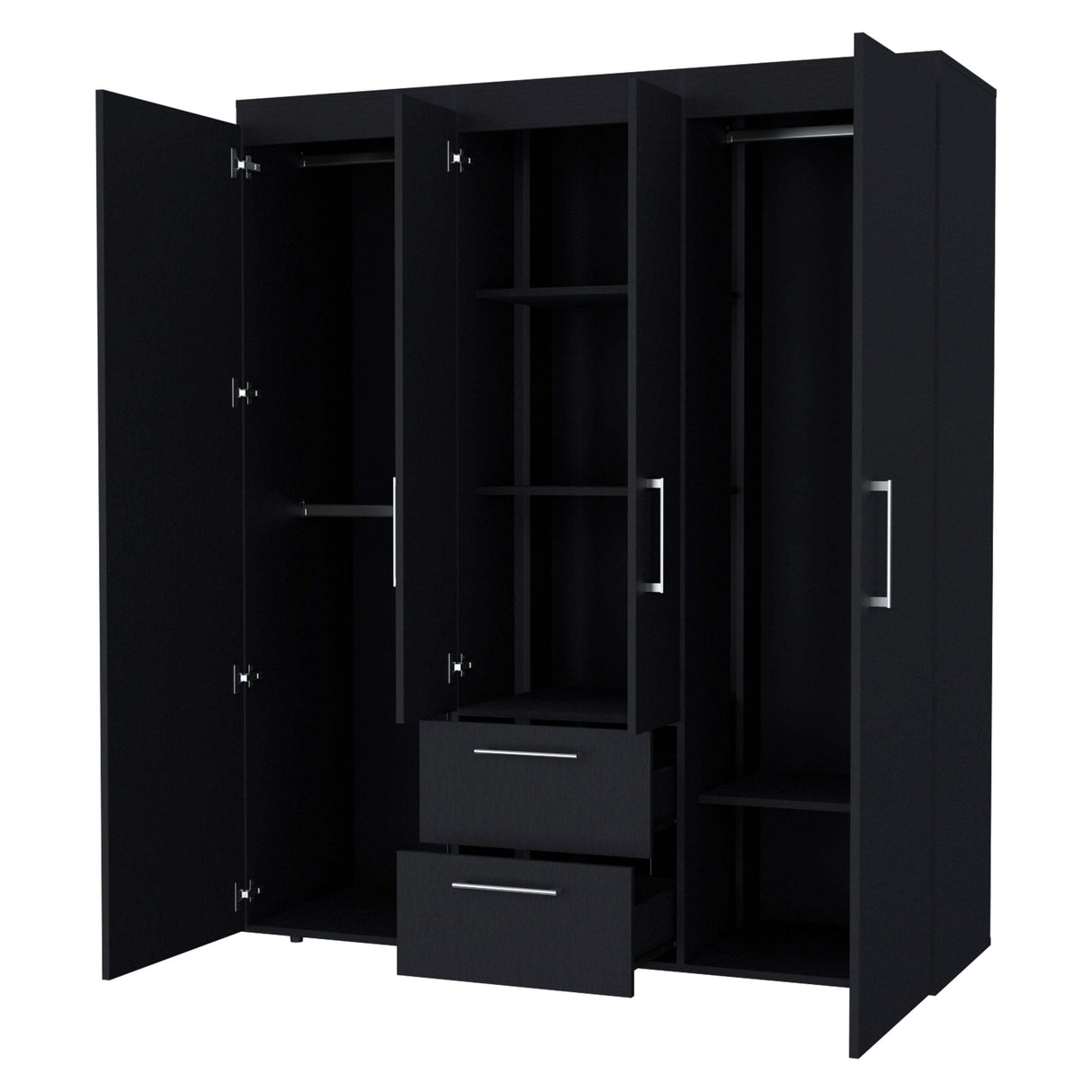 Wenge All-In-One 2-Door Armoire - sold by Home Elegance USA