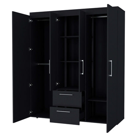 Wenge All-In-One 2-Door Armoire - sold by Home Elegance USA