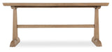 Vineyard Row Friendship Table - Light Brown by Hooker Furniture - View 3