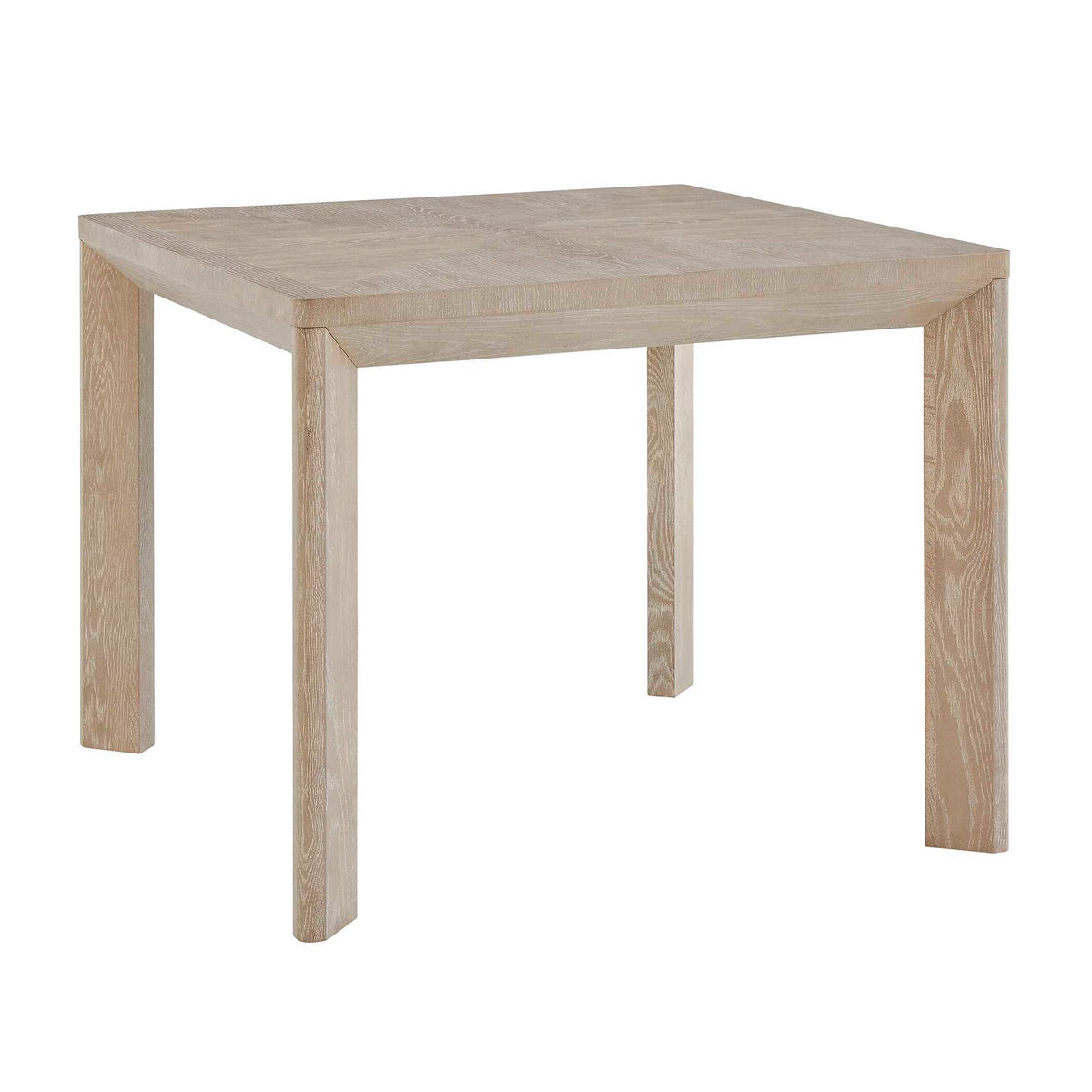 Noval Square Dining Game Table White / Woodtone - Light Brown by Uttermost - View 5