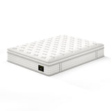 12'' Hybrid Mattress - Queen, Memory Foam & Pocket Springs for Pressure Relief, Fiberglass Free