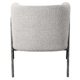 Jacobsen Accent Chair - Light Gray / Black by Uttermost - View 9