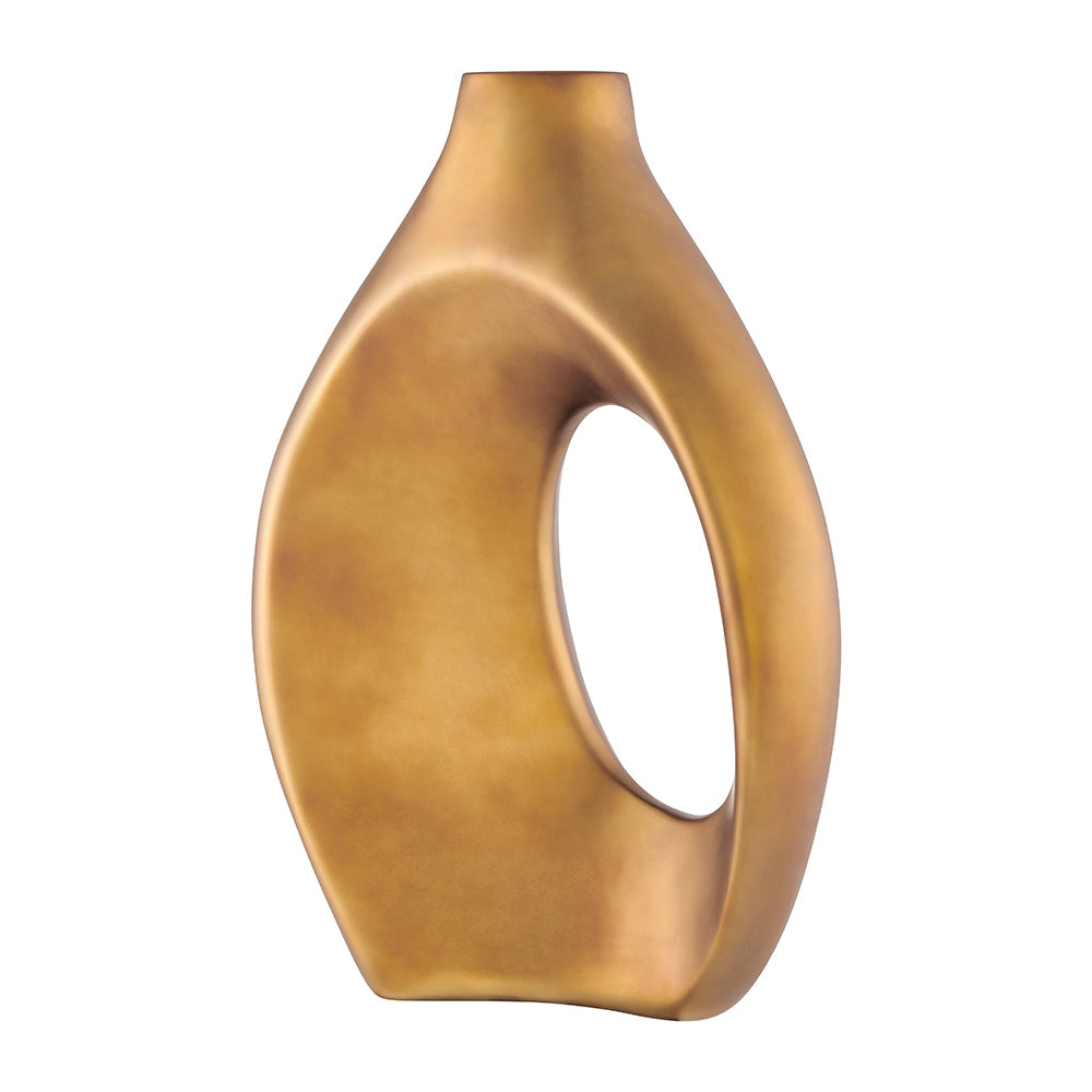 Simi Vase Large // Bronze  | Finesse - Home Elegance USA