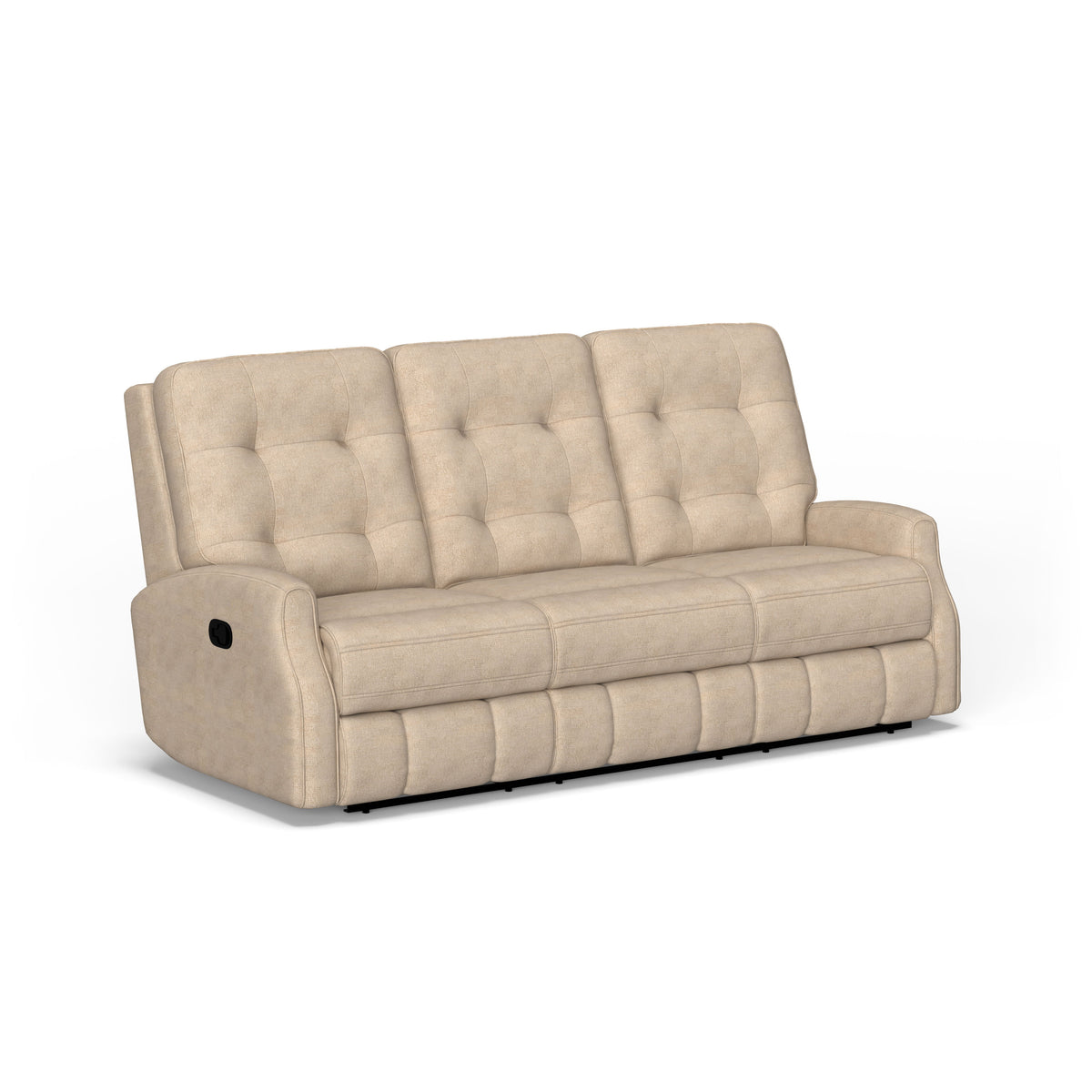 Devon Transitional Fabric Reclining Sofa | Flexsteel