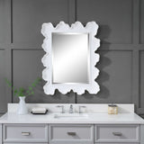 Sea Coral Coastal Mirror - Silver / White by Uttermost - View 10
