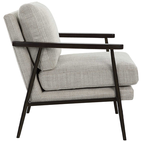 Sebastian Cast Iron Accent Chair - Gray by Uttermost - View 5