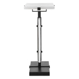 Elements Bubble Glass Accent Table - White by Uttermost - View 4