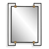 Ivey Rectangle Industrial Mirror - Black by Uttermost - View 1