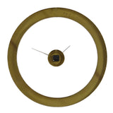 Ivory Halo Minimalist Wall Clock - Gold / White by Uttermost - View 7