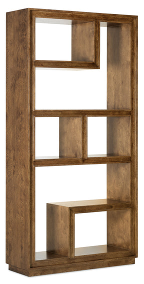 Melange Nikos Etagere - Dark Brown by Hooker Furniture - View 1