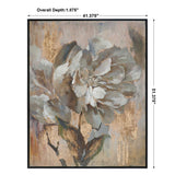 Dazzling Floral Art - Light Brown by Uttermost - View 7