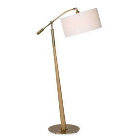 Kennett Wooden Floor Lamp - Light Brown by Uttermost - View 1