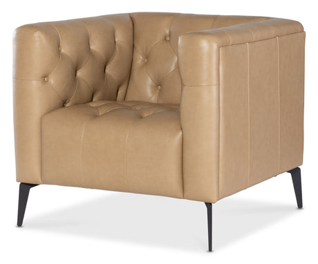 Nicolla Stationary Chair - Beige by Hooker Furniture - View 4
