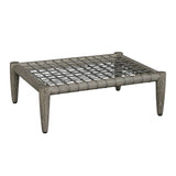 Borneo Cushion Outdoor Ottoman - White by Uttermost - View 6