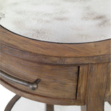 Raelynn Wood Lamp Table - Light Brown by Uttermost - View 5