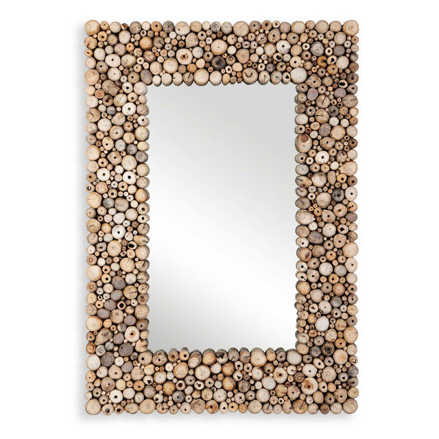Timberwood Rectangular Mirror - Light Brown by Uttermost - View 1