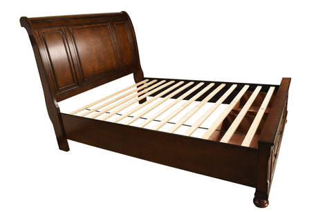 Baltimore Queen Storage Platform Bed Made with Wood in Dark Walnut - 808857833198 - Home Elegance USA - 3