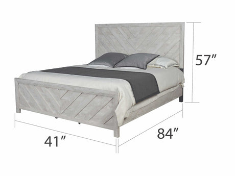 DENVER Twin 4PC Modern Style Storage Bedroom Set Made with Wood in Natural (NJ INVENTORY) - sold by Home Elegance USA