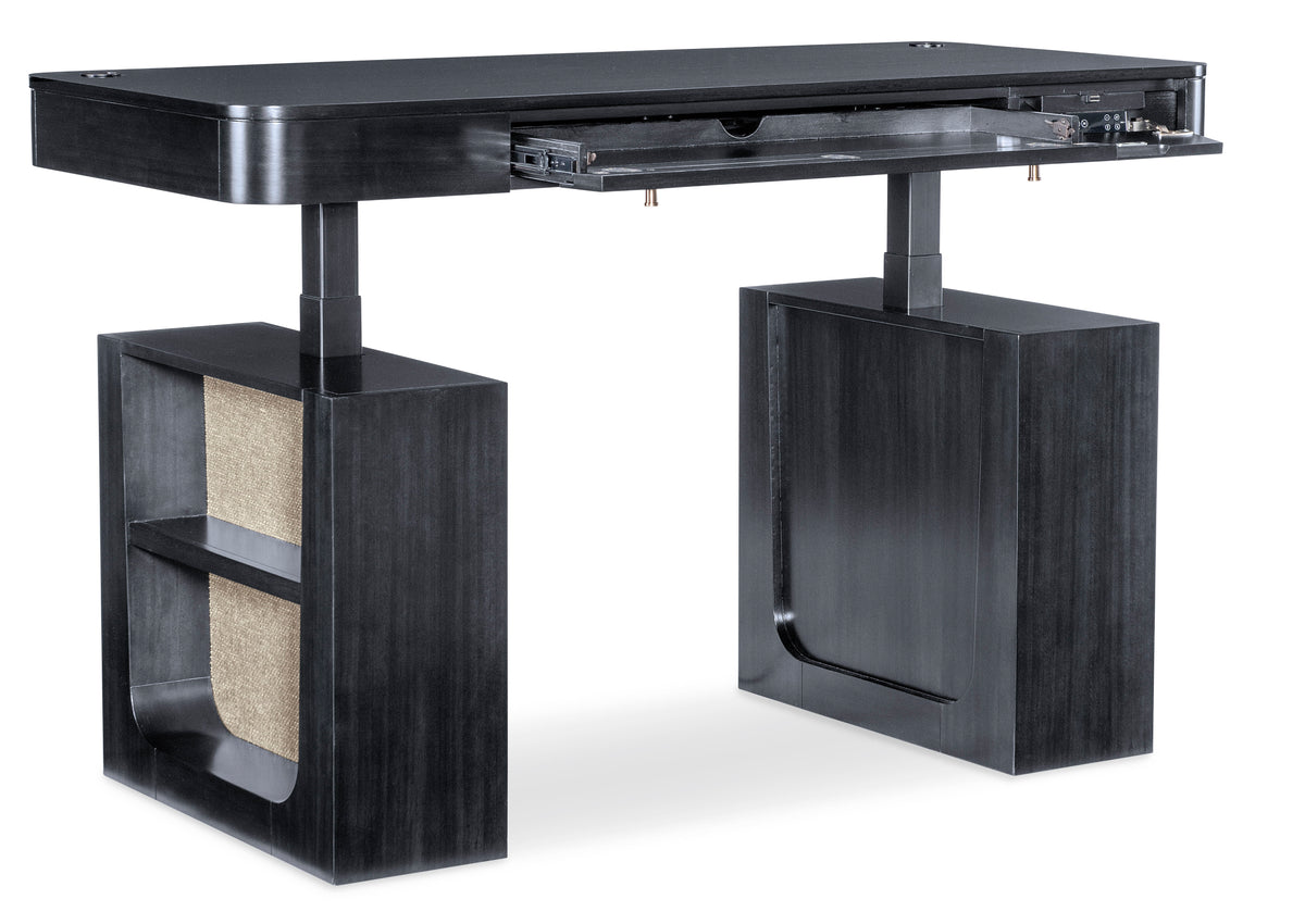 Adjustable-Height Desk - Black by Hooker Furniture - View 15