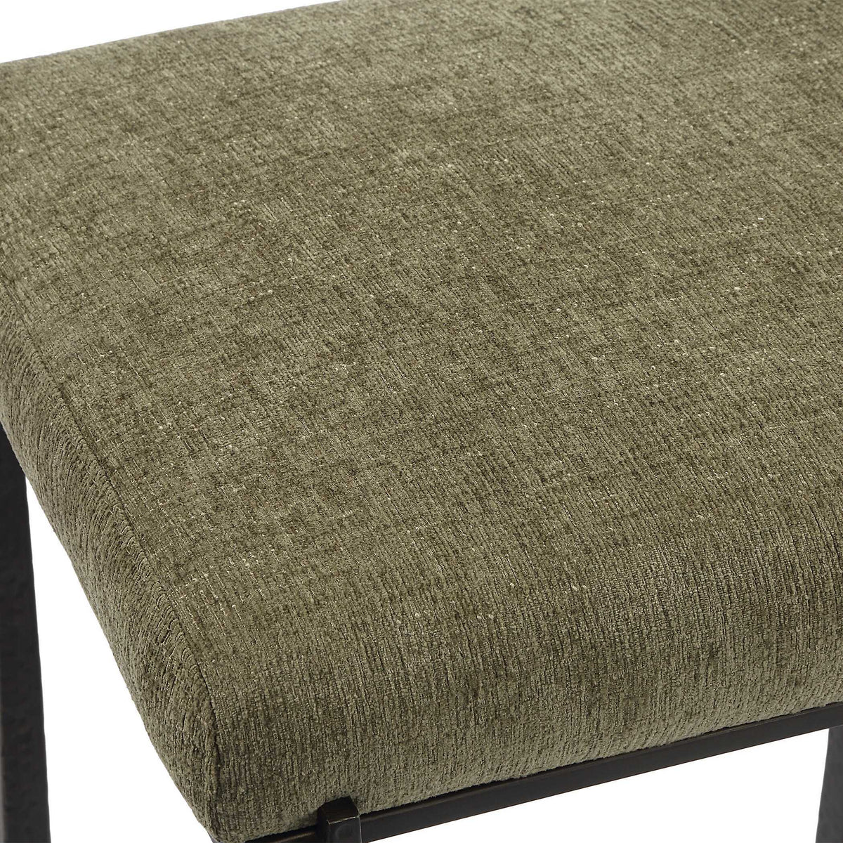 Midas Counter Stool - Dark Green / Bronze by Uttermost - View 8