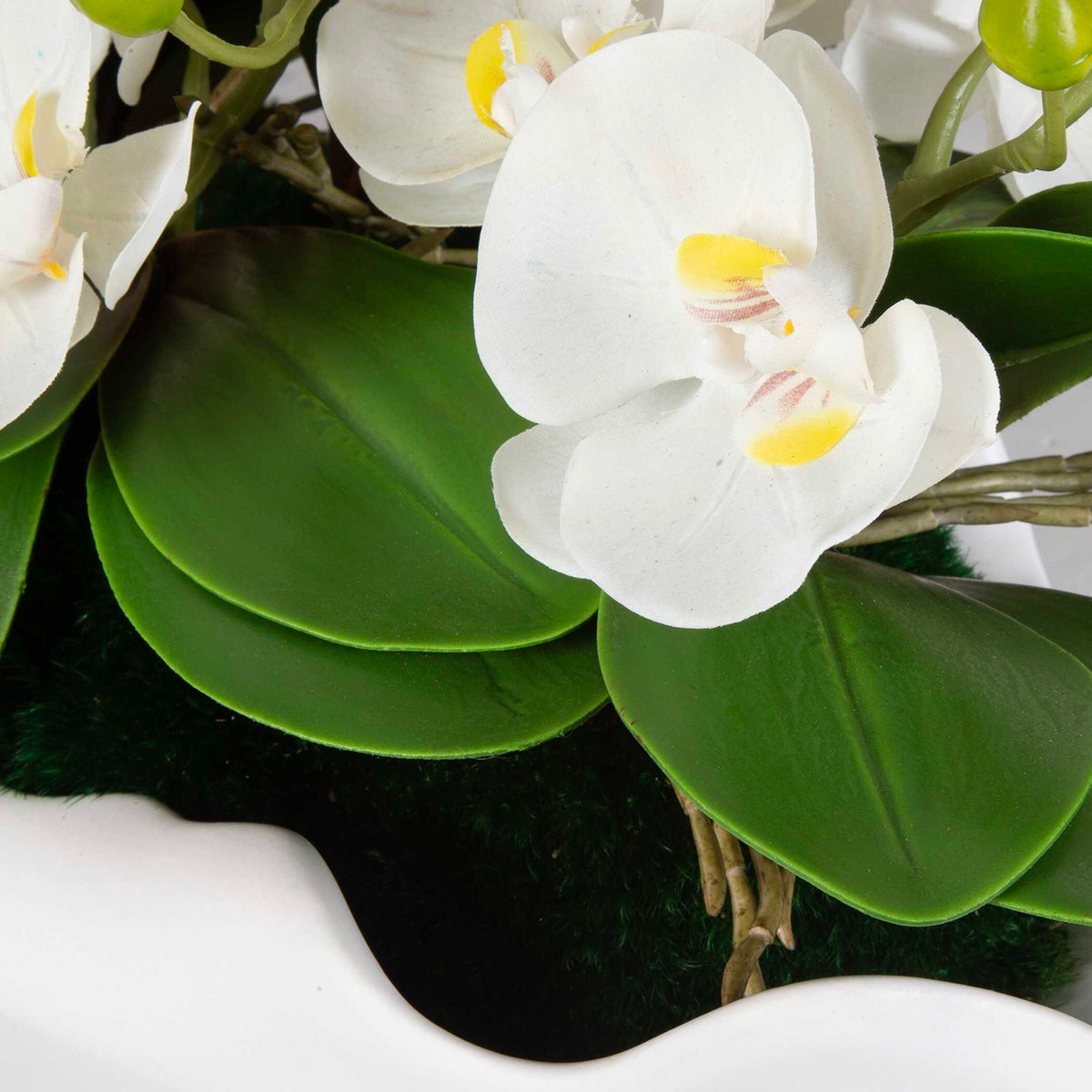 Opulence Orchid Centerpiece With Bowl - White by Uttermost - View 3