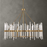 Crystal Stick 8 Light Chandelier Brass - Bronze by Uttermost - View 2