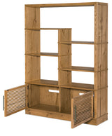 Cashiers Bookcase Almond - Light Brown by Hooker Furniture - View 5