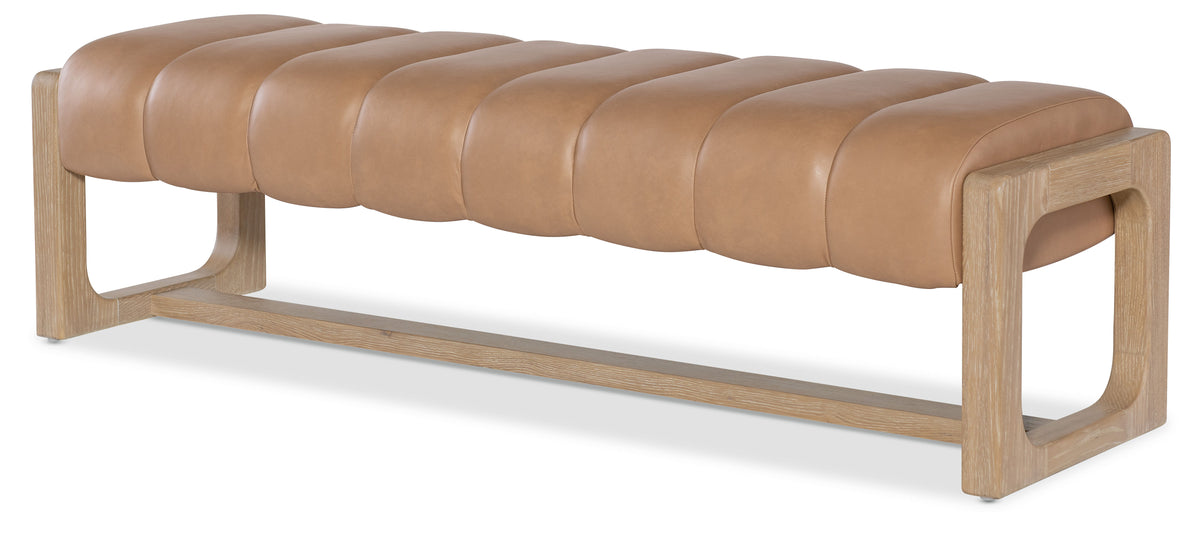 Banyon Bay Bench Desert Oak Brown - Light Brown by Hooker Furniture - View 6